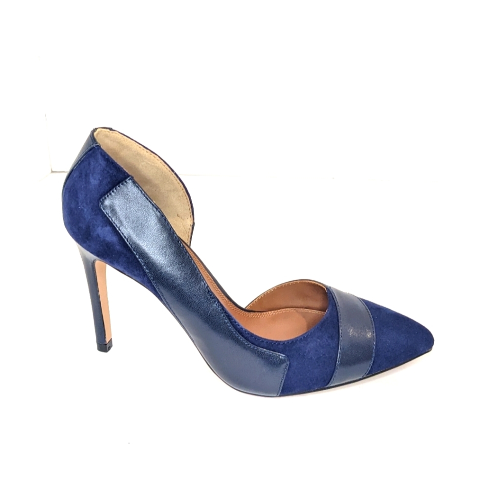 NWOT Reiss suede and leather heels - Picture 2 of 16